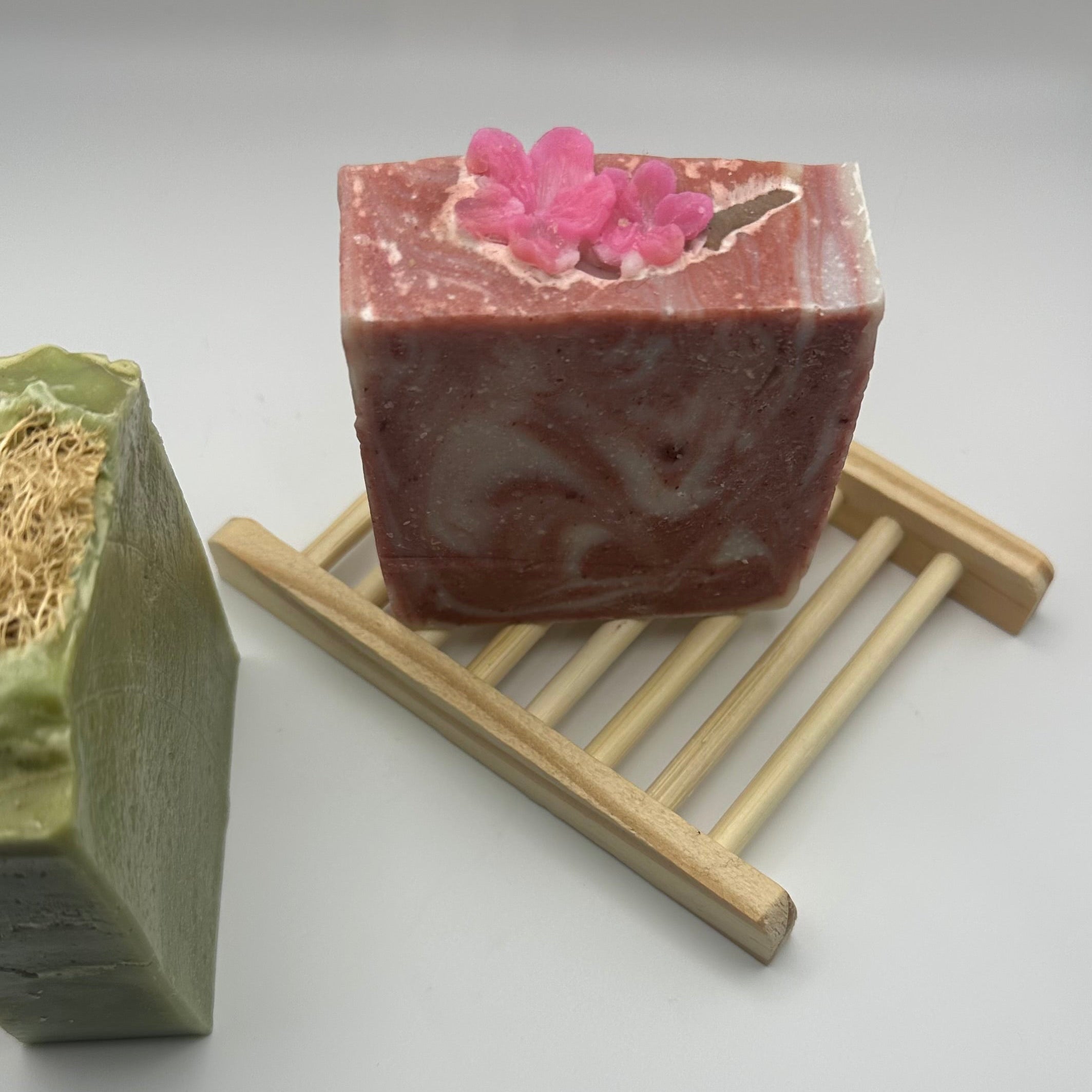 Bamboo eco soap tray